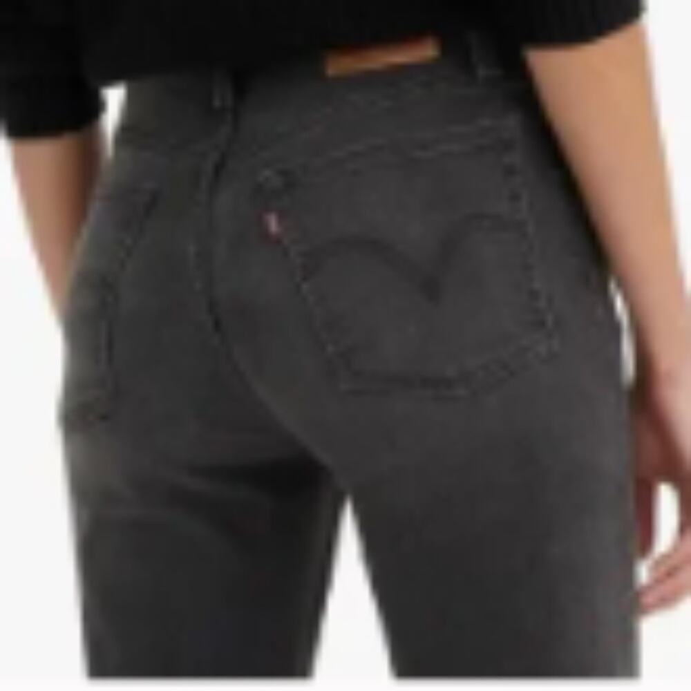 Levis Wedgie Jean Vintage Black Wash 25| High Rise | Premium Denim